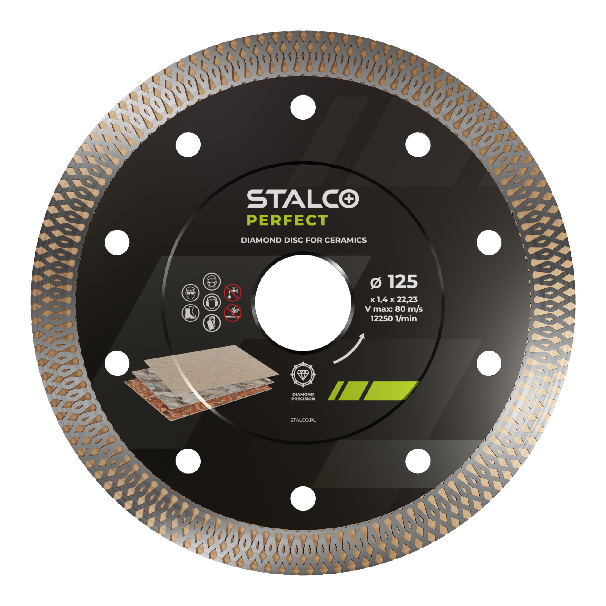 STALCO TARCZA DIAMENTOWA 200MMX1,8MM CERAMIC