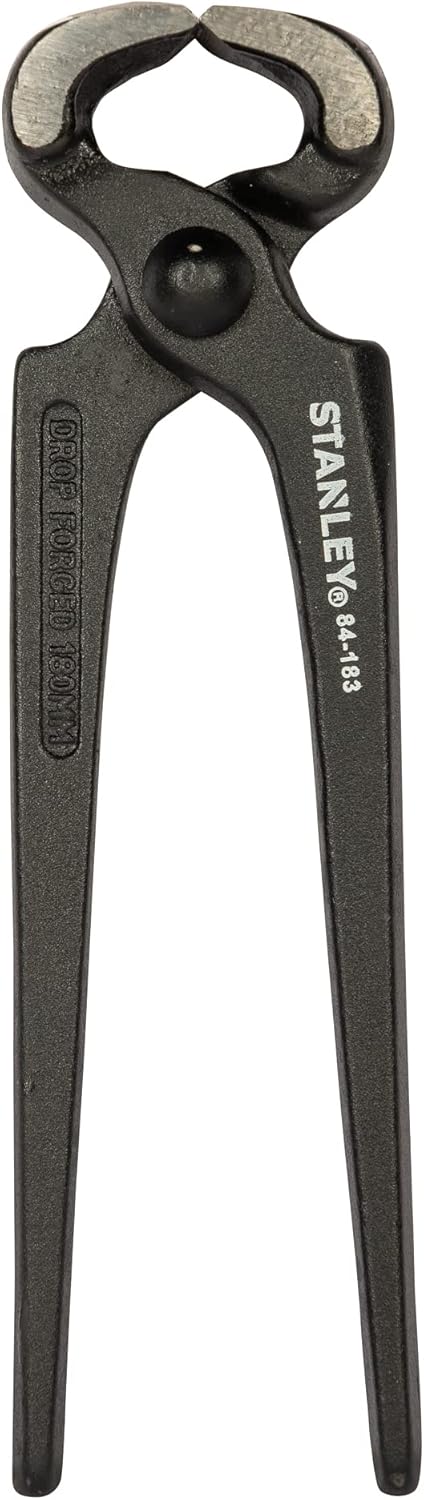 Stanley Szczypce Ciesielskie 225 mm - Model 2-84-184, Czarno‑Srebrne