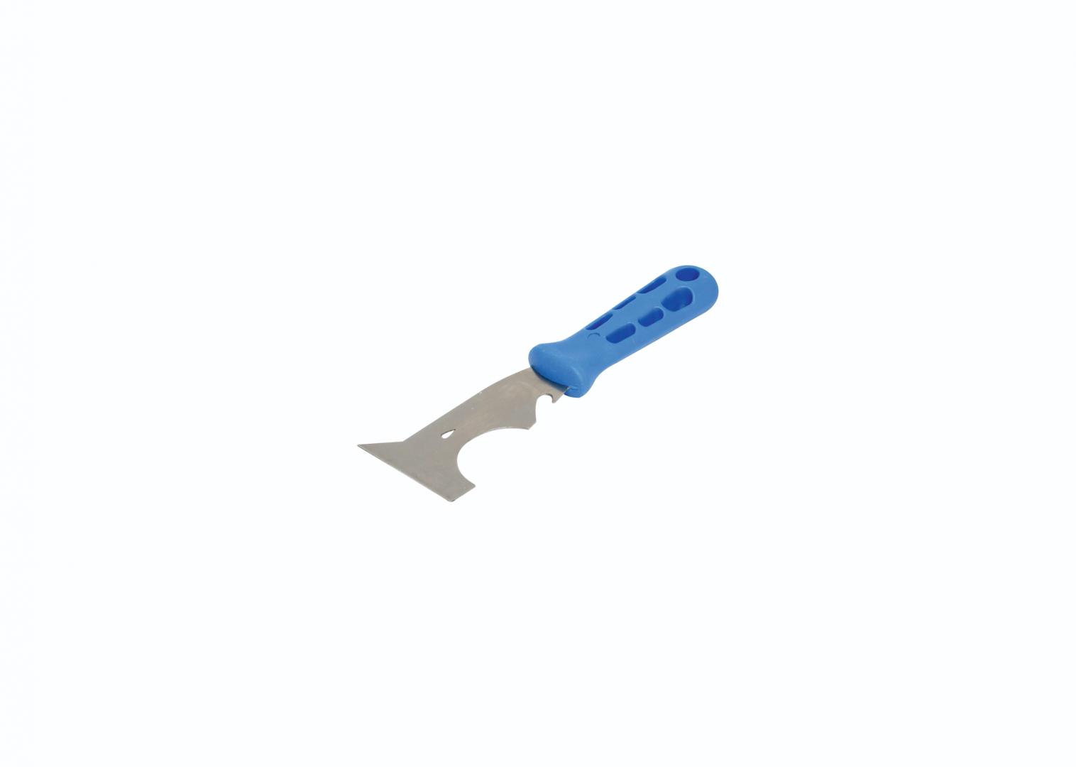Kubala Szpachla nierdzewna wielofunkcyjna uchwyt z tworzywa 60 mm 0584
