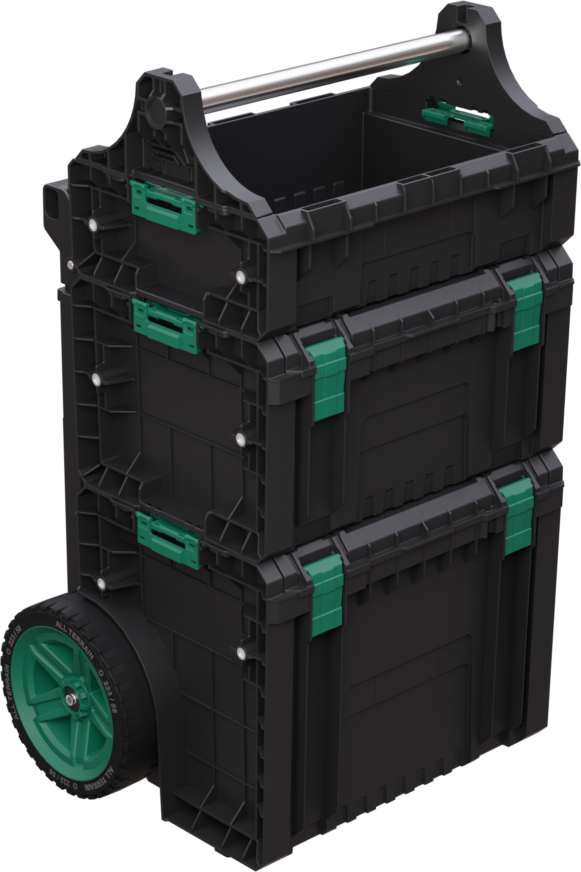 Zestaw skrzyń narzędziowych mobilny 4 elem. (BM01+TB04+TB05) SYSTEM STALCO S026145941
