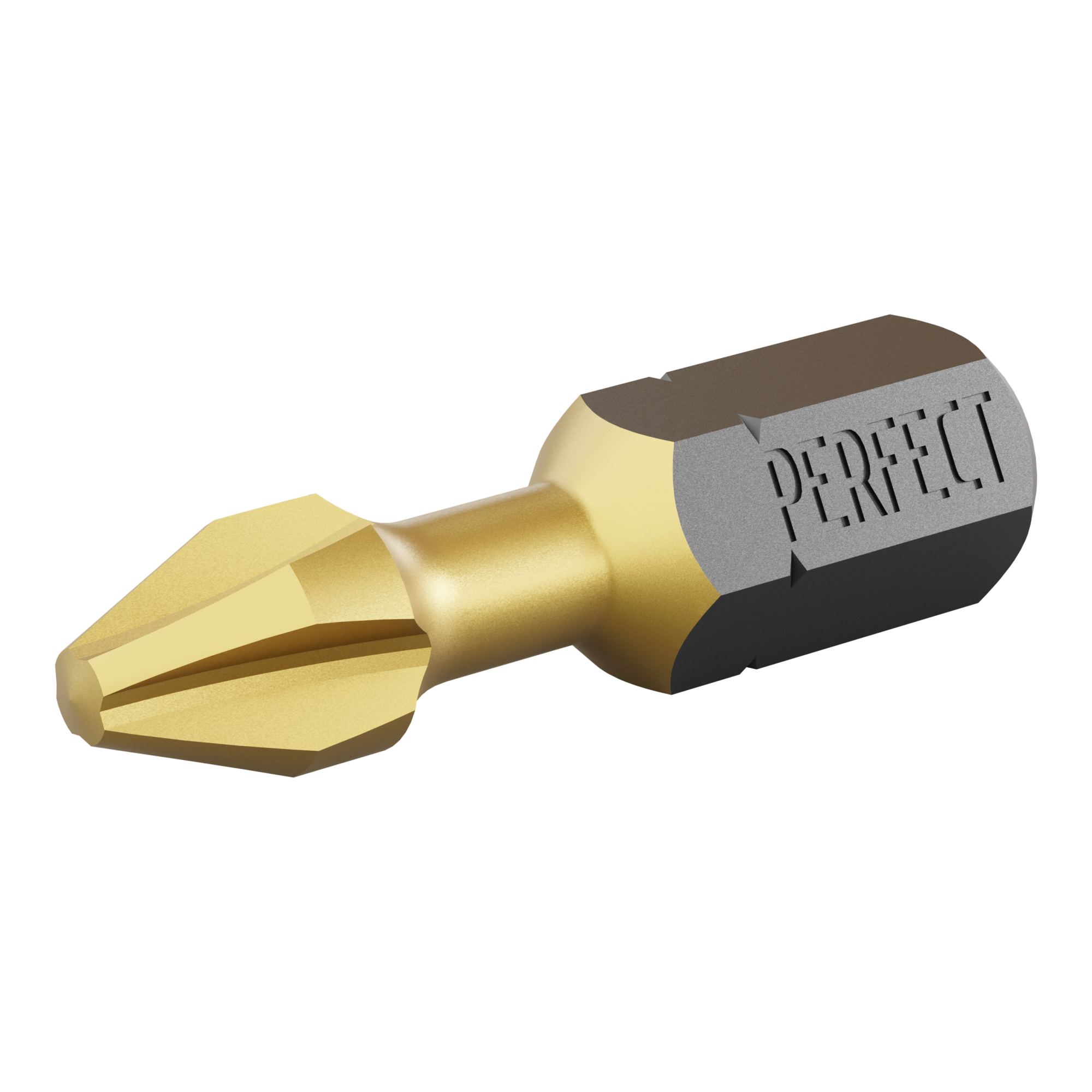 Końcówka bit 1/4” Phillips PH3x25mm titanium do wkręt. STALCO PERFECT S-66303